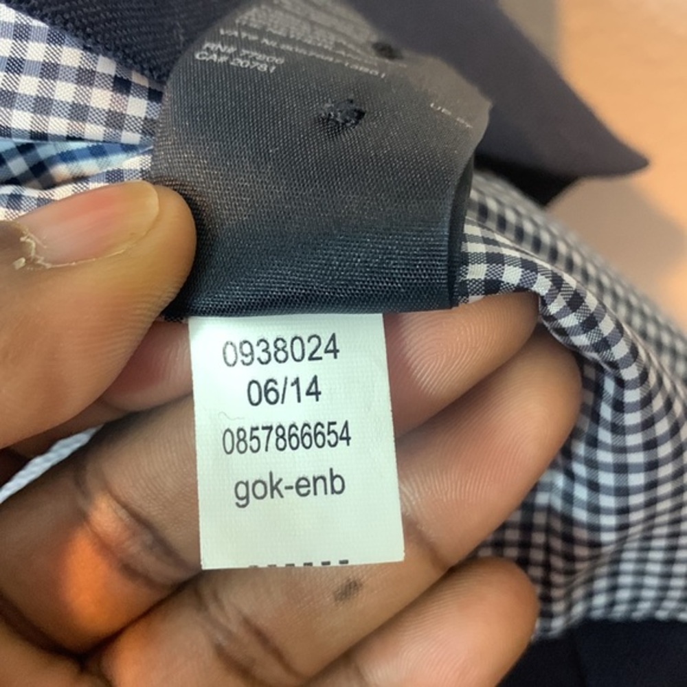 TOMMY HILFIGER | Navy Club Blazer Sz. XL - Picture 8 of 8